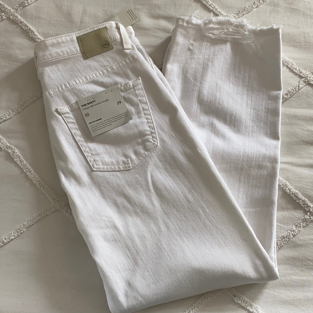 AG The Rhett vintage high waisted straight jeans